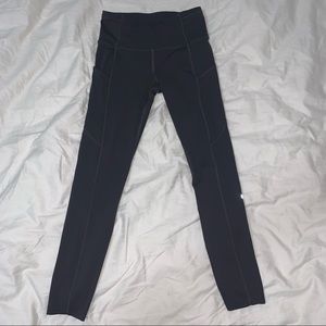 Lululemon fast & free gym leggings w side pockets